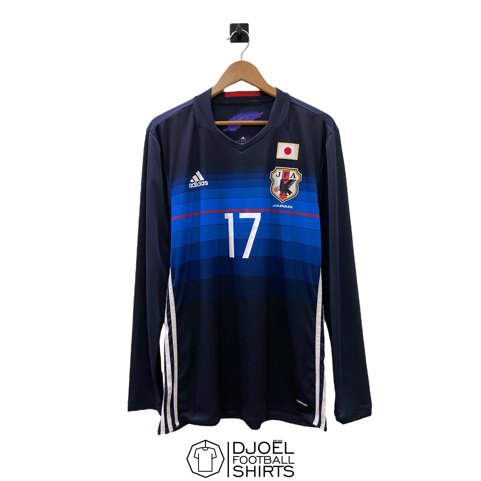 14-15 JAPAN national team HASEBE 17番 M Japan National Team 14-15 Hasebe Soccer Jersey, No visible