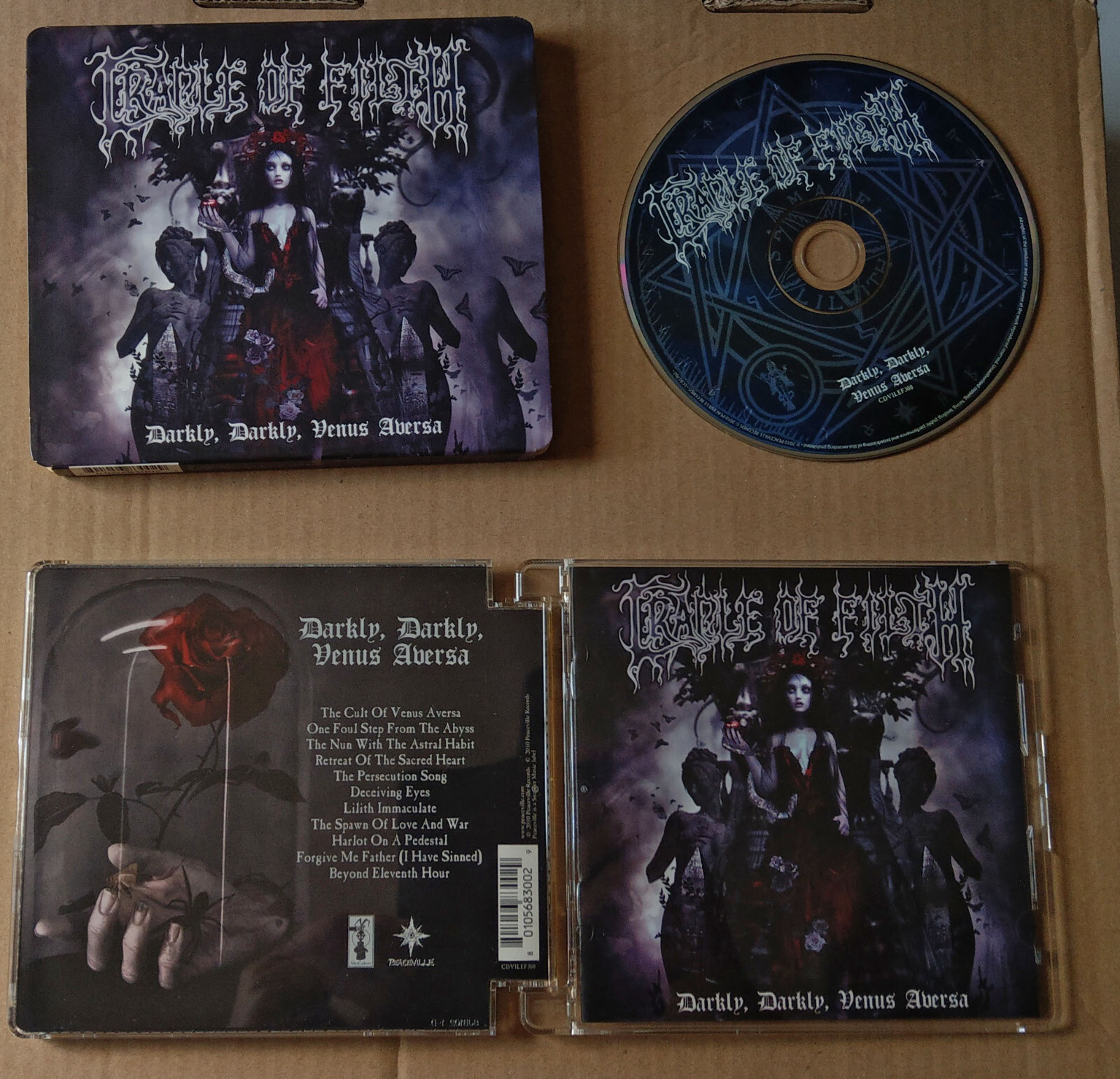 CRADLE OF FILTH ‎– Darkly, Darkly, Venus Aversa (Super Jewel
