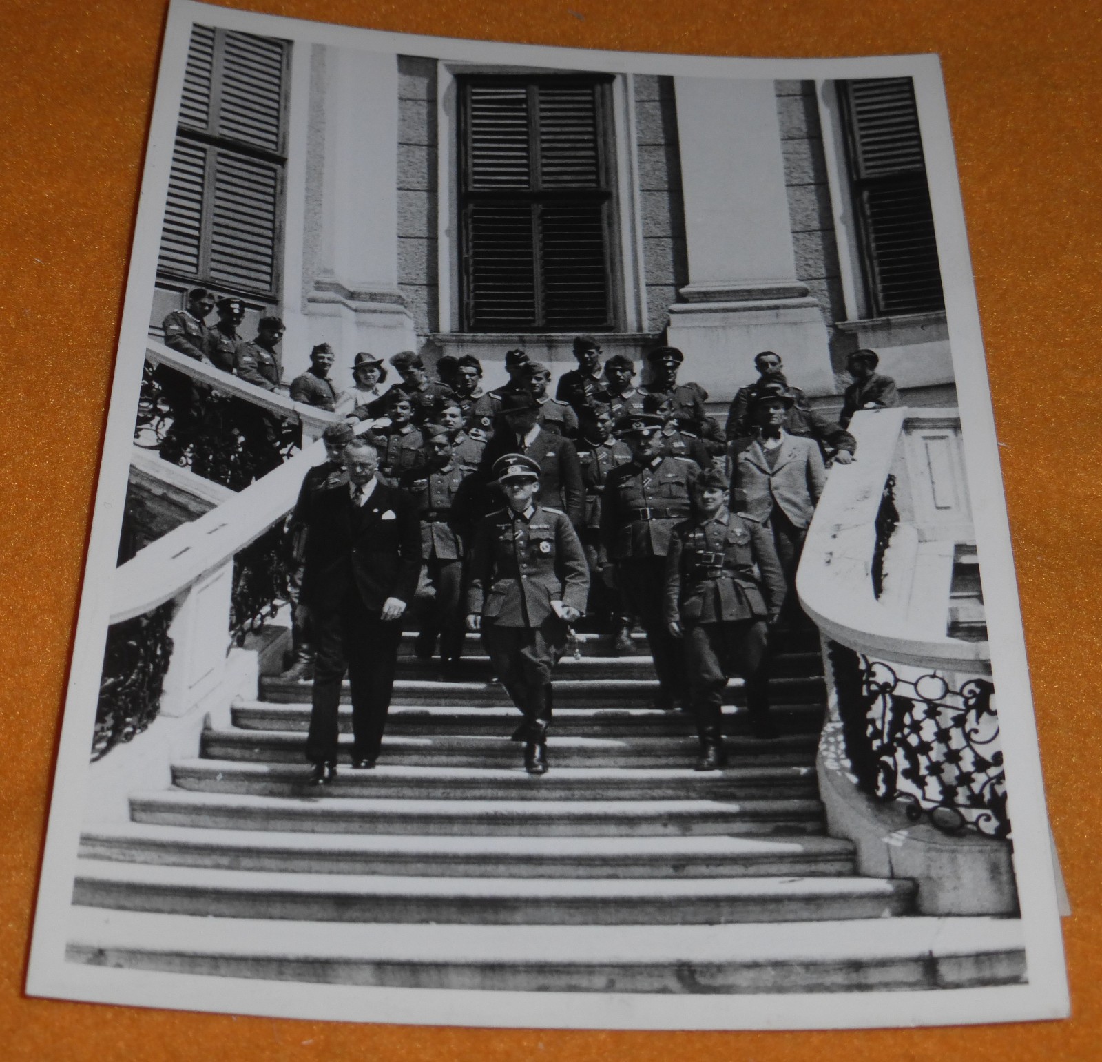 Blaue Division Azul Spanische Freiwillige Foto 2.WK Schloss Schnbrunn Wien 1943