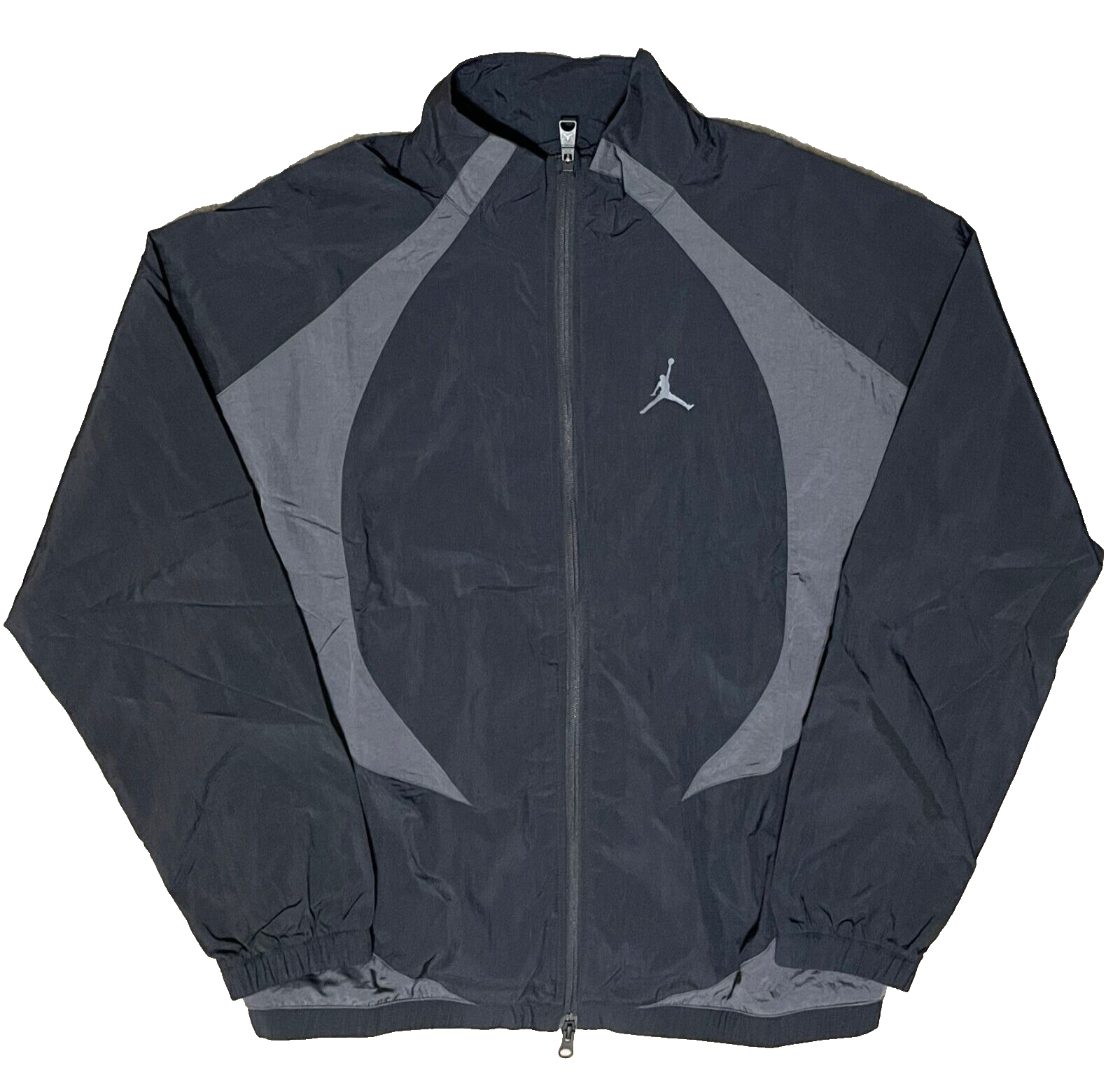 $120 Nike Air Jordan Sport Jam Windbreaker Black Jacket Sz
