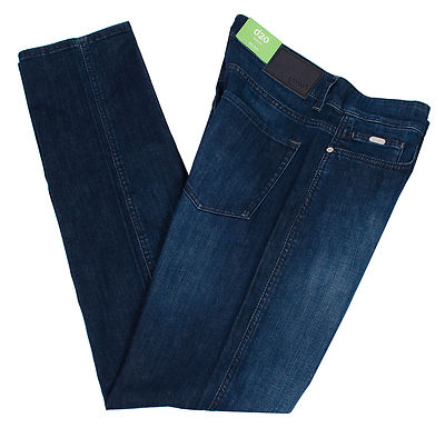 HUGO BOSS DELAWARE 1 020 SLIM FIT 50320165 408 MENS STRETCH BLUE JEANS  MULTISIZE | eBay