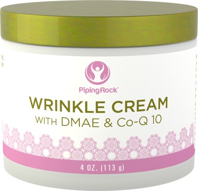 Wrinkle Cream with DMAE & Co-Q-10, 4 oz (113 g) Jar