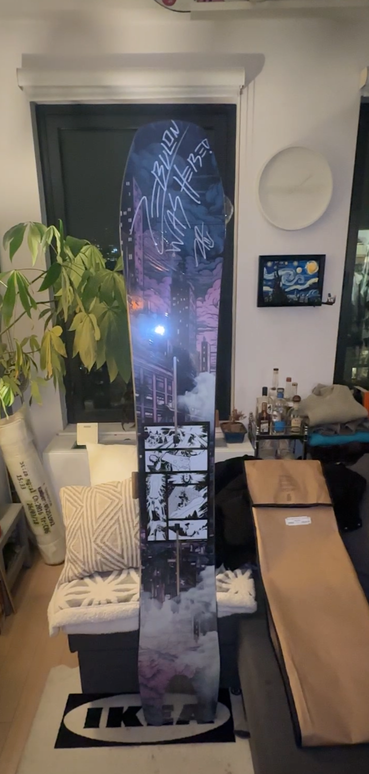 Burton Super Ultra Blossom Limited Edition Zeb Powell Signed