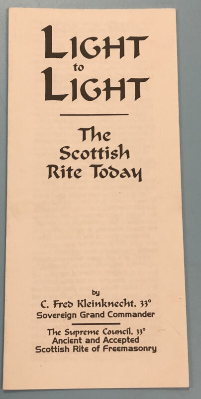 Light To Light Brochure The Scottish Rite Today BRO9