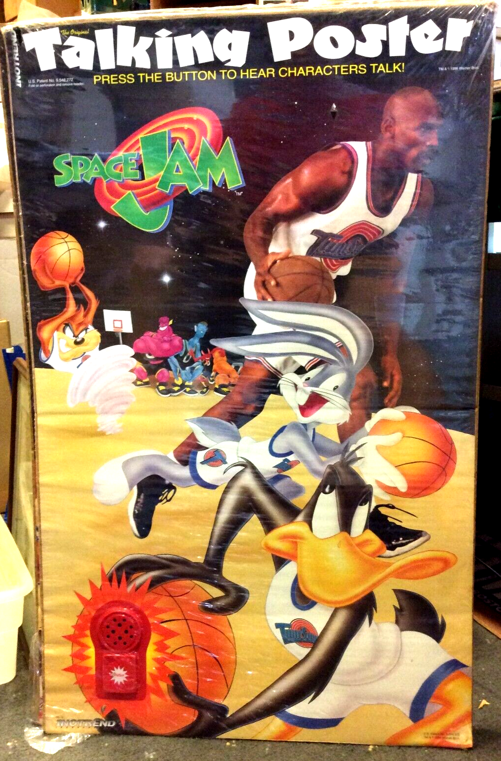 マイケル・ジョーダン   大型ポスター1996年   SPACE JAM 1996 Space Jam Michael Jordan Basketball Talking Posters