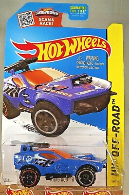 2015 Hot Wheels #86 HW Off-Road/Battle Kings STING ROD II Blue Variant wBlkROH6s