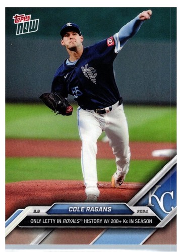 2024 Topps Now - Cole Ragans #656