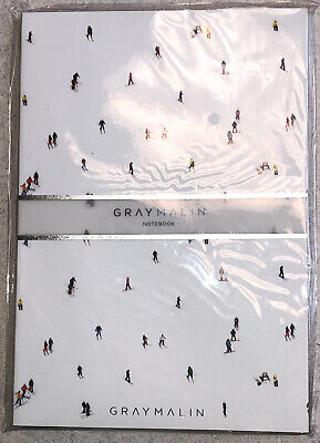 New Sealed Gray Malin The Skiers A5 Size Notebook Journal Diary by Galison