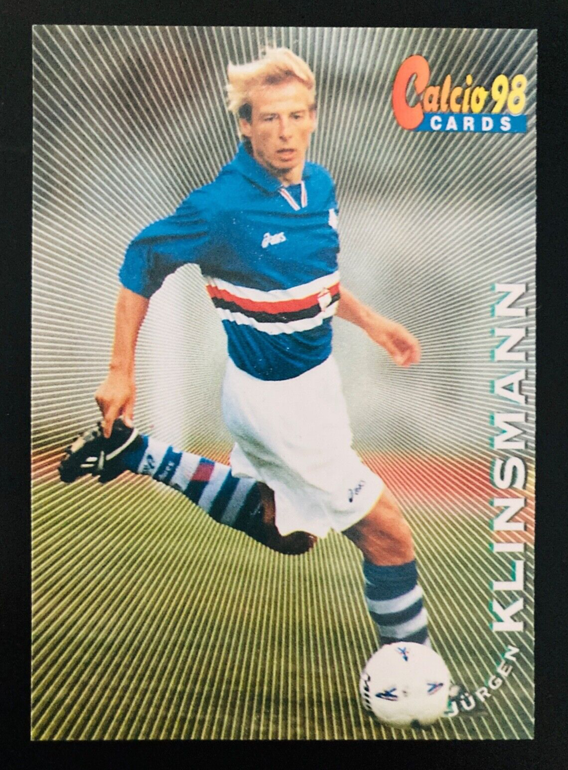 クリンスマンのカードです! Panini Card Calcio 98 1998 Serie A #125 Jurgen Klinsmann