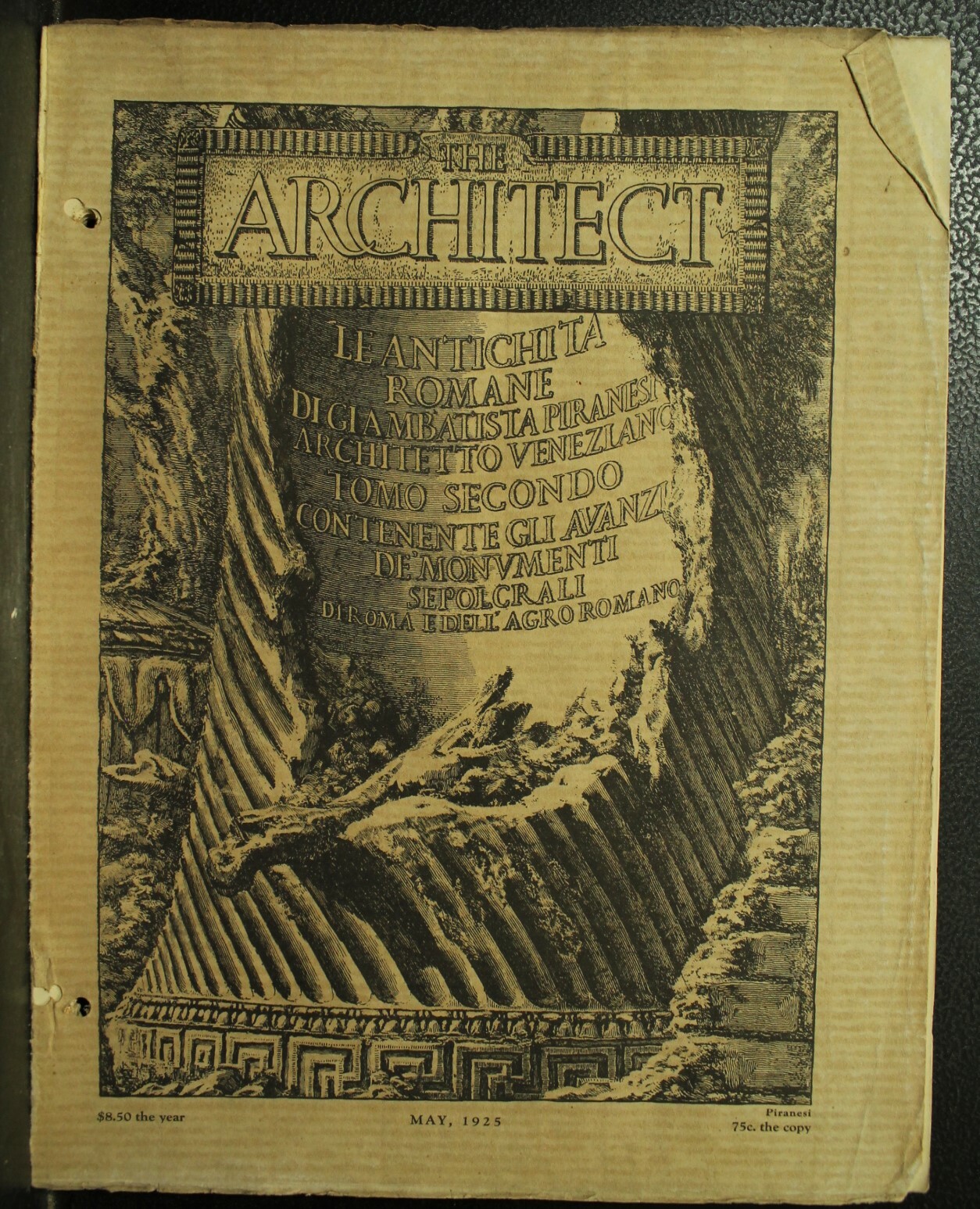 The Architect antique vintage old Architecture Arts magazine