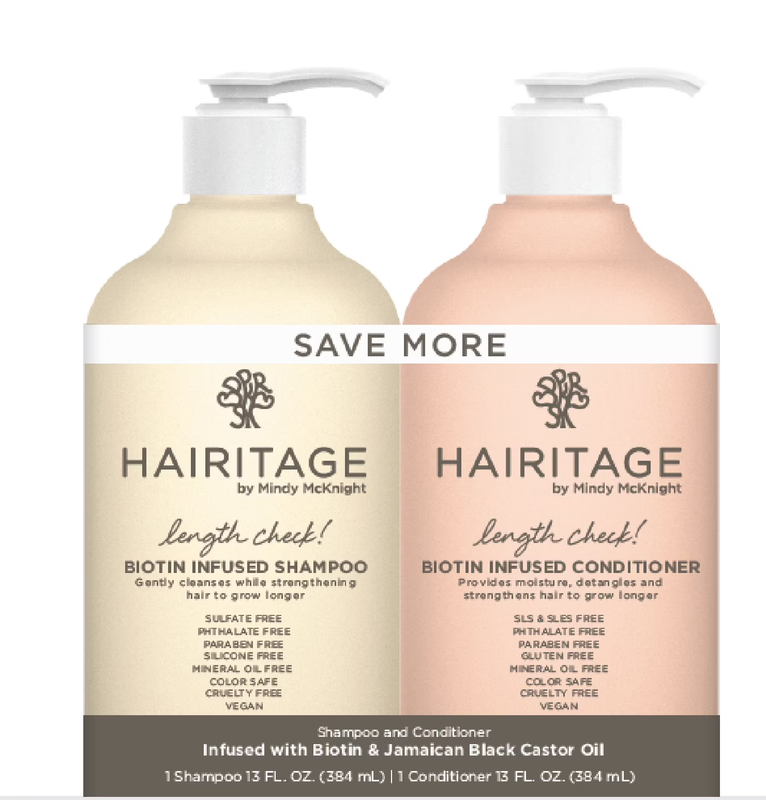 Biotin & Castor Oil Moisturizing Shampoo and Conditioner for Hair Gro