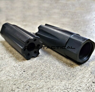 7.62x39 Smooth Linear Muzzle Brake Compensator 5/8-24 RH TPI Sound Forwarder 