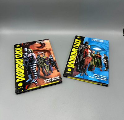 Doomsday Clock Part 1 & 2 Geoff Johns Gary Frank DC Hardcover Lot