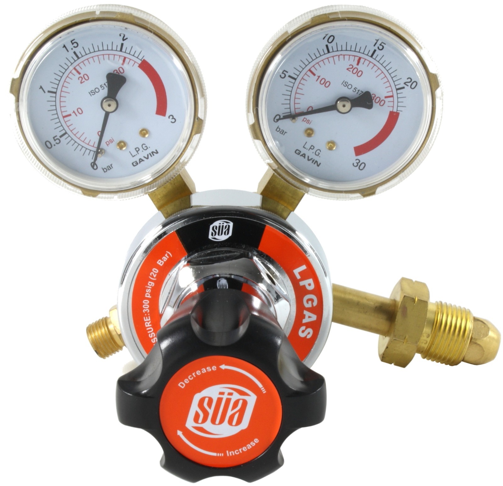 SÜA Propane Regulator Welding Gas Gauges 25HX Series 685867899334