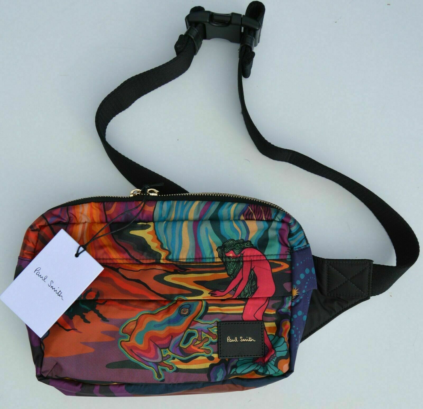 Pre-owned Paul Smith Dreamer Print Bumbag Fanny Pack Bag Belt Waist Pack Bum Man Bag