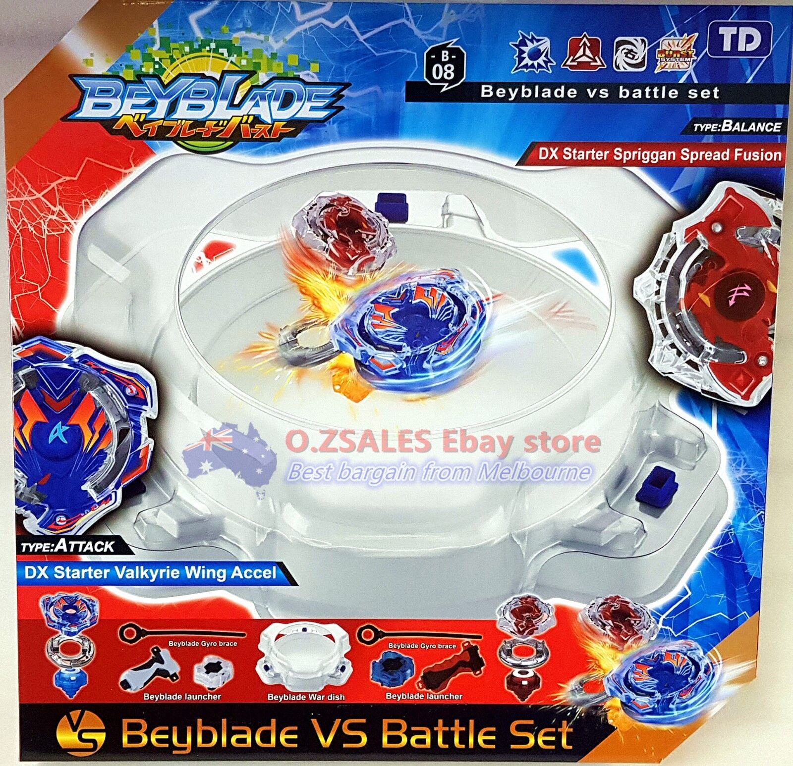 Beyblade burst Stadium Arena with Launcher Battle Platform Set Kids Toy Gift | eBay