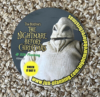 Free Shipping Oogie Boogie The Nightmare Before Christmas Jun Planning Stickers