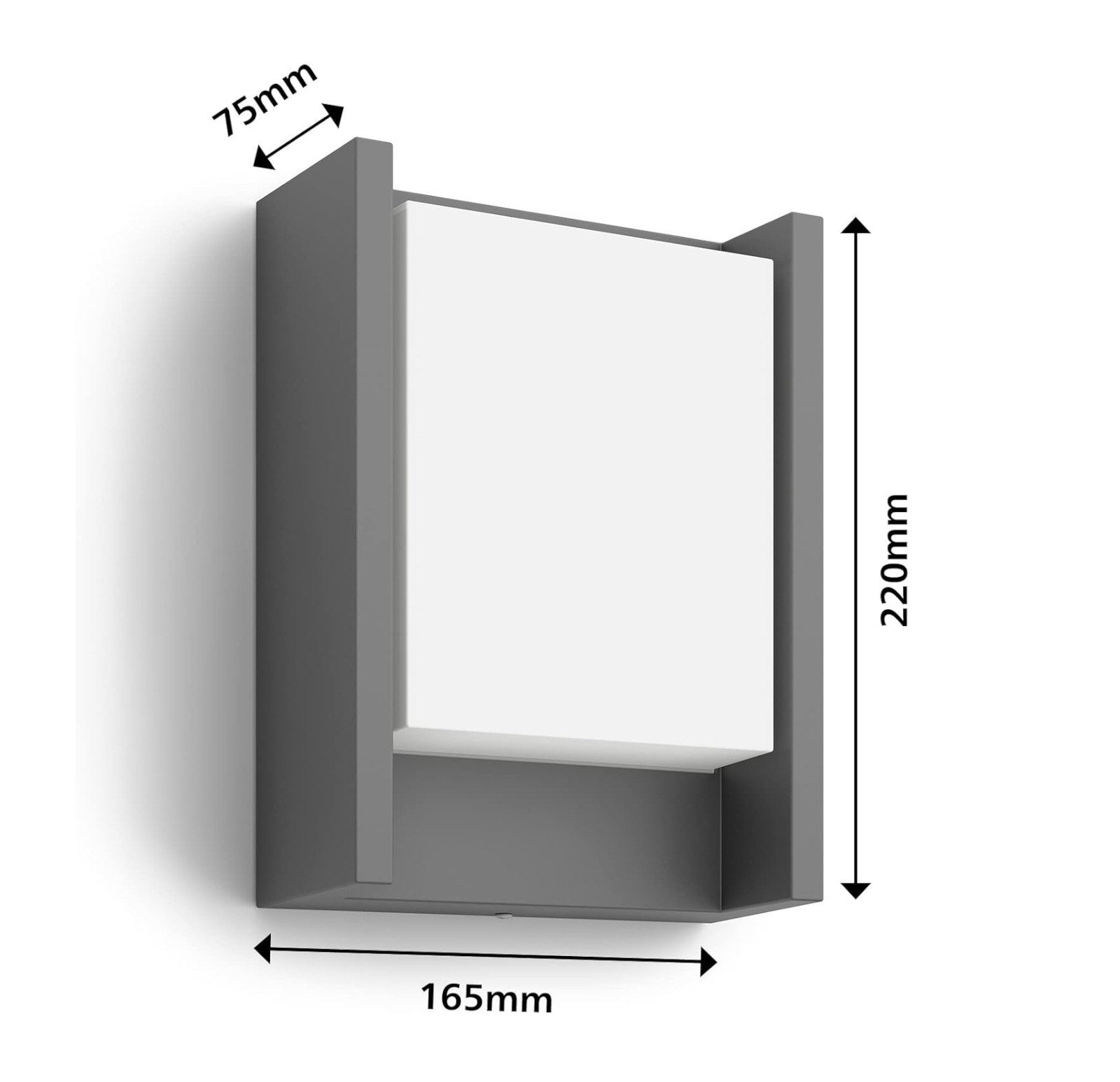 PHILIPS Arbour LED Wandleuchte Outdoor Gartenbeleuchtung Fassadenlampe NEU - Bild 5 von 5