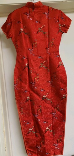 Traditional Oriental dress red sz 10