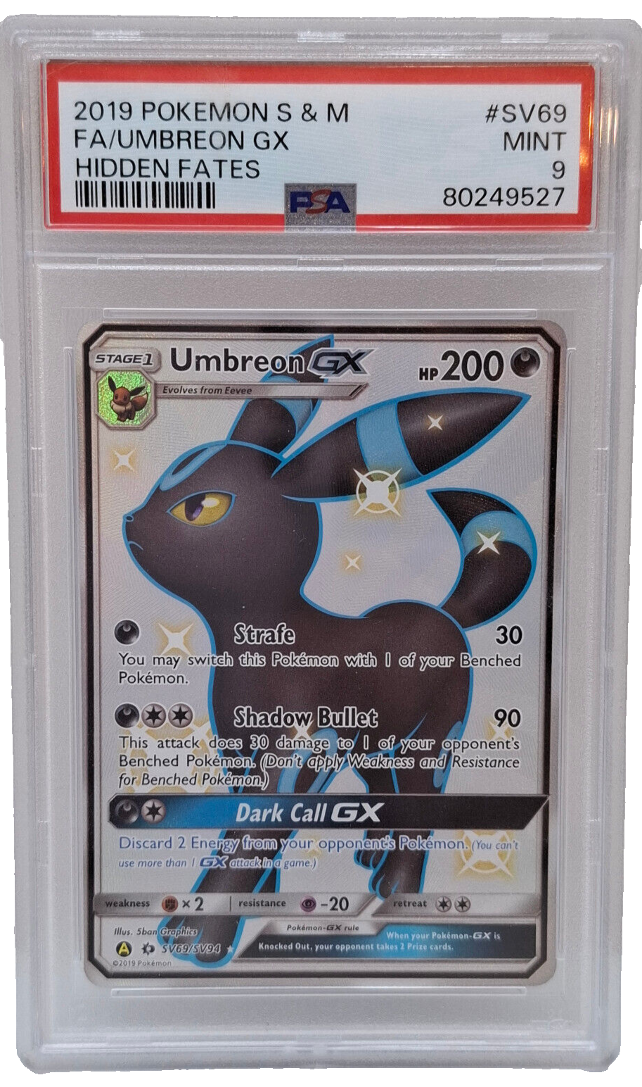 Umbreon GX ポケモンカード Umbreon GX #69 Prices | Pokemon Japanese Collection Moon