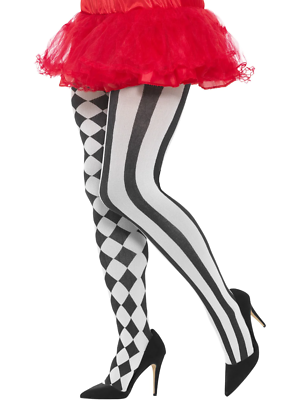 Black and white striped tights uk cheap