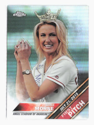 2016 Topps Chrome Bree Morse First Pitch Insert FPC-4 Los Angeles Angels