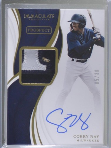 2019 Panini Immaculate Collection - Corey Ray #PPA-CR