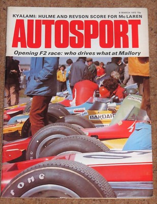 Autosport 9/3/72* SOUTH AFRICAN GP - F2 ENGINES FEATURE - BMW 2000 TOURING TEST