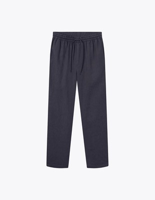 

Мужские льняные брюки Les Deux Patrick темно-синий, Les Deux Patrick Linen Pants