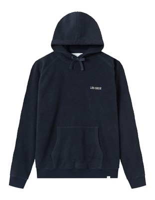 Les Deux Duncan Pile Hoodie Men темно-синий