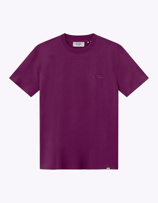 

Футболка мужская Les Deux Crew Lifestyle темно-фиолетовая, Фиолетовый, Les Deux Crew Lifestyle T-Shirt