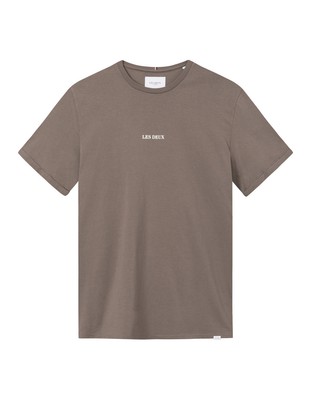 

Футболка Les Deux Lens Мужская горно-серый/белый, Коричневый, Les Deux Lens T-Shirt
