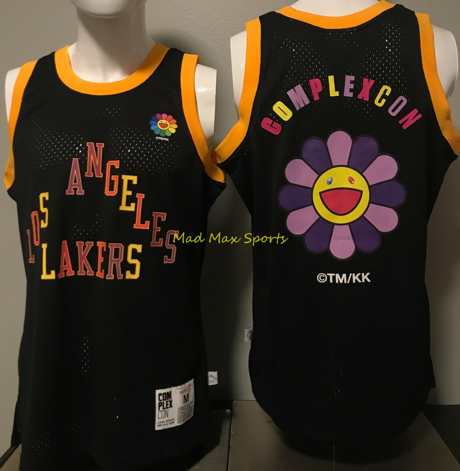 Los Angeles LAKERS Takashi Murakami BLACK ComplexCon Los Angeles LAKERS Takashi Murakami BLACK ComplexCon