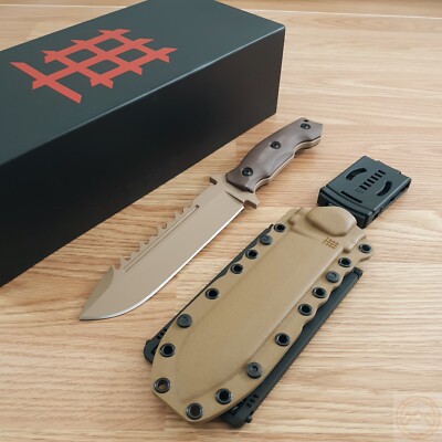 Halfbreed Blades Large Fixed Knife 6.88'' K110/D2 Tool Steel Blade G10 Handle