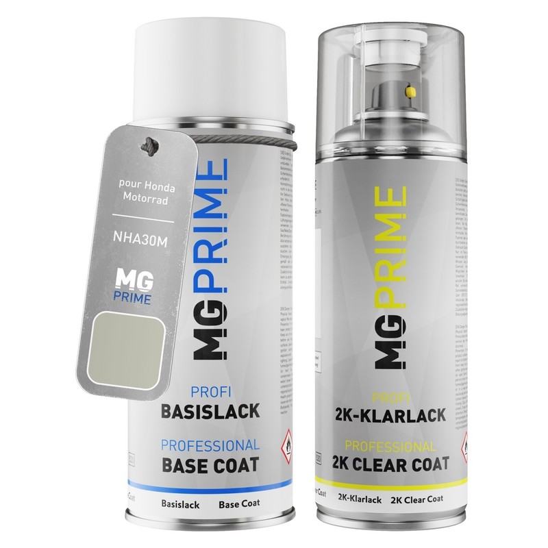 Peinture Kit Bombe AÃ©Rosol 2c Pour Honda Motorrad Nha30m Digital Silver Metallic