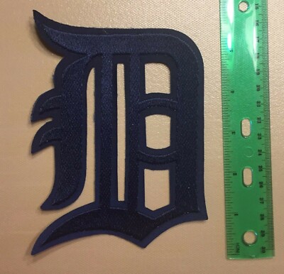 Detroit Tigers Navy Crest Front Home Jersey MLB  Embroidered Patch