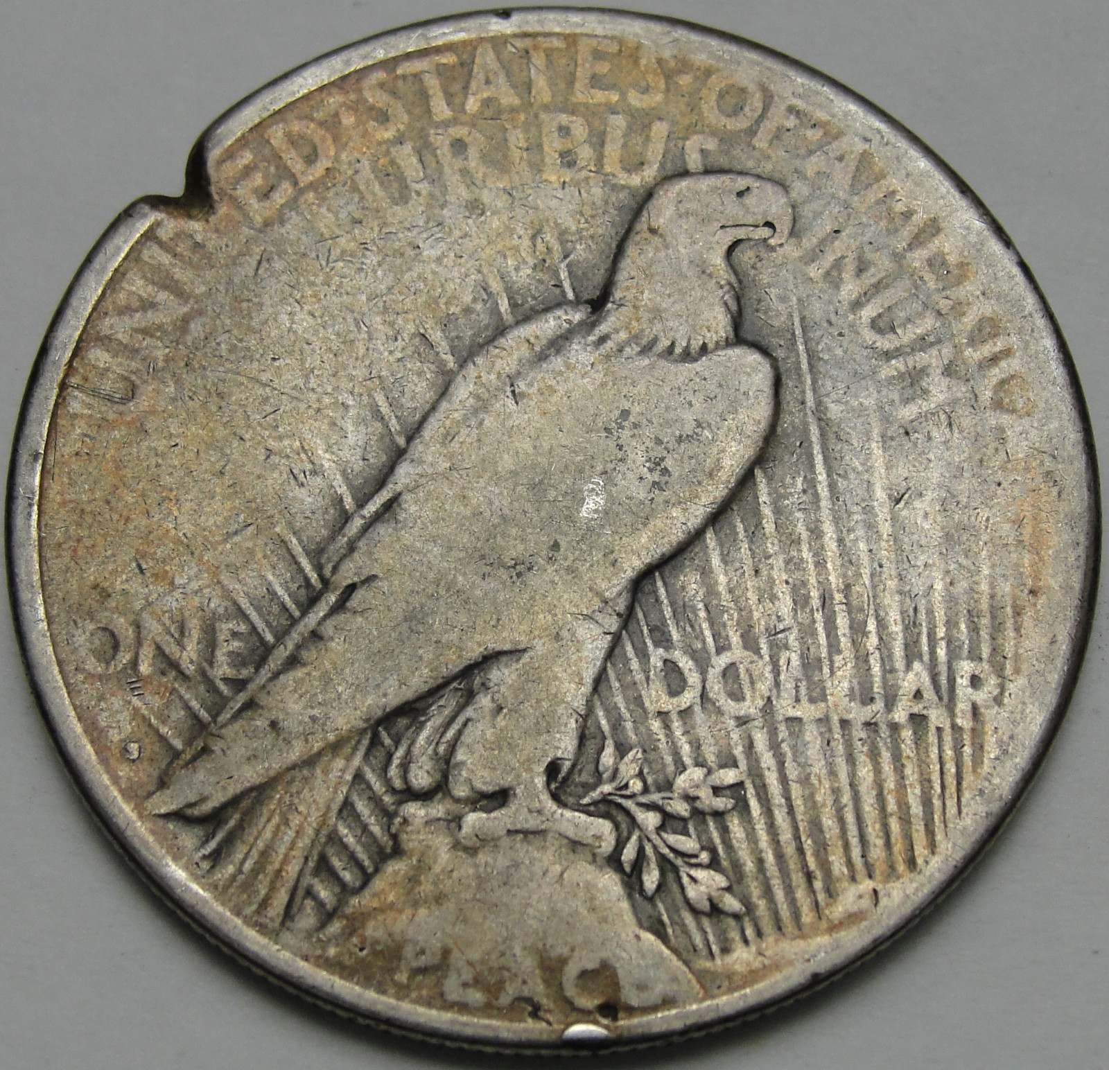 1922-S $1 Peace Dollar, Toned, Liberty Silver Dollar, 90% Silver, #12790