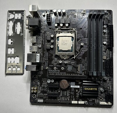 GIGABYTE B250M-DS3H B250 DDR4 Motherboard Intel Core i5-7600 CPU