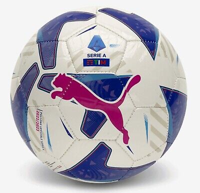 PUMA Unisex Orbita A Serie A MS Soccer Ball White Training Skill Balls 08400401