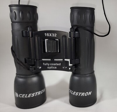 Celestron Focusview Nature UpClose 16X32 Multi Purpose Binocular, Strap, Black