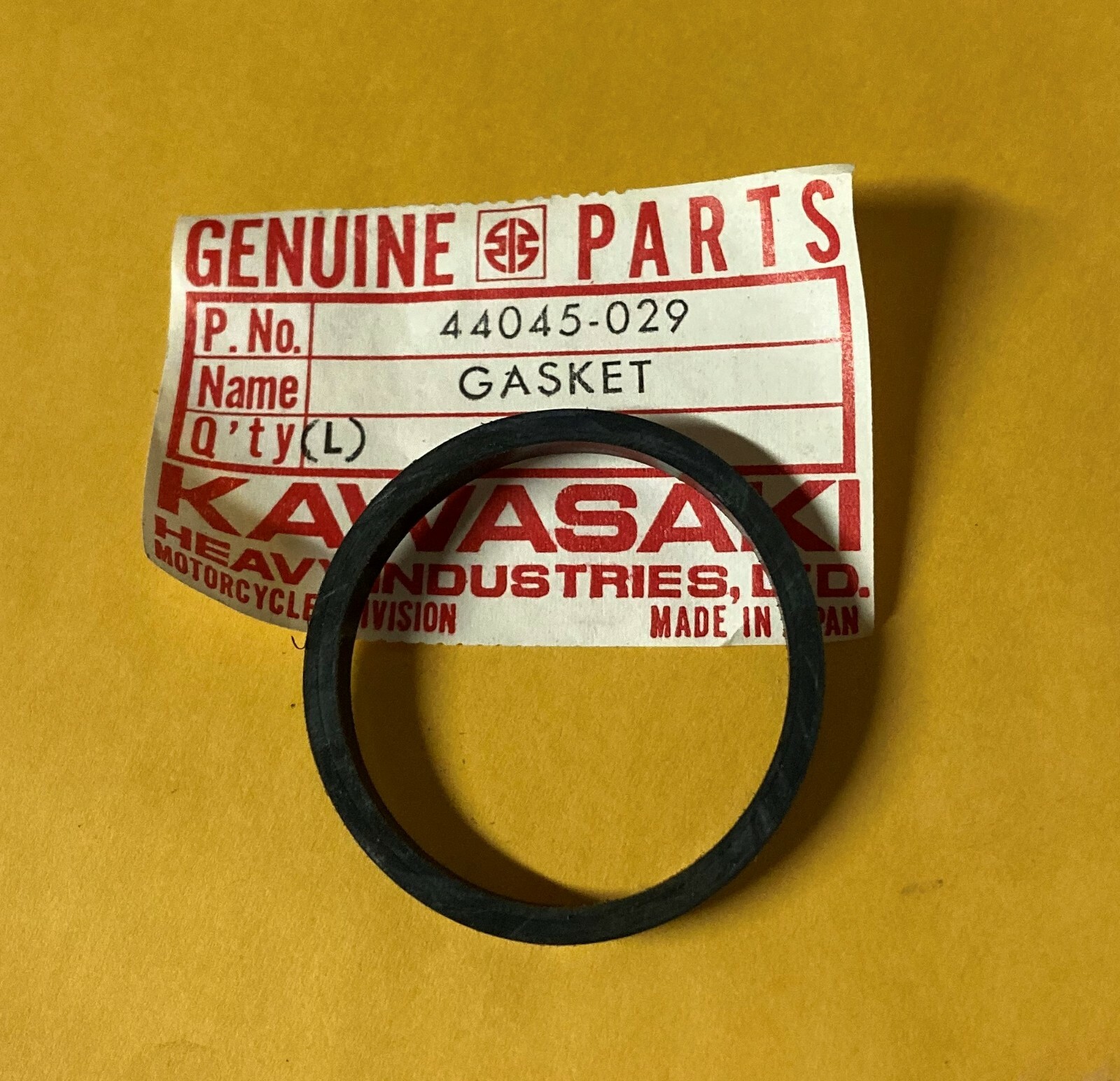 Kawasaki F4 S1 S2 S3 KH250 KH400 H1 Fork Cover Gasket NOS