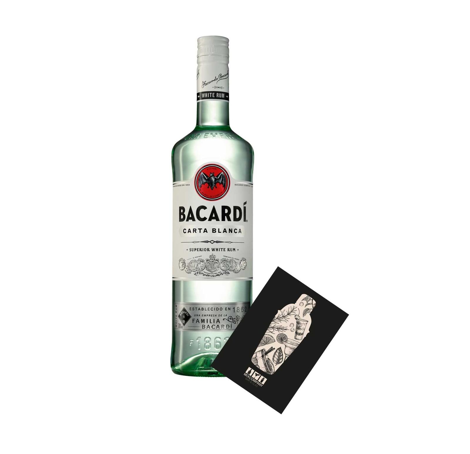 Bacardi Carta Blanca 0,7L (37,5% Vol) Superior white Rum- [Enthält Sulfite]  (266379125610) - купить на eBay.de (Германия) с доставкой в Украину