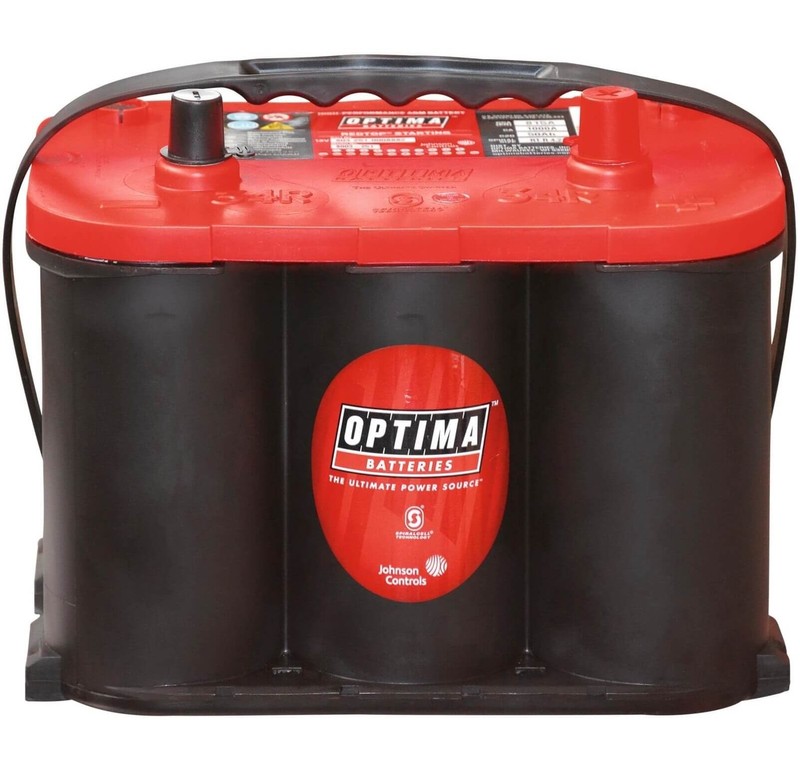 Optima Redtop Rt R 4,2 12v 50ah Autobatterie Agm Batterie Us Car Hifi Start-Stop