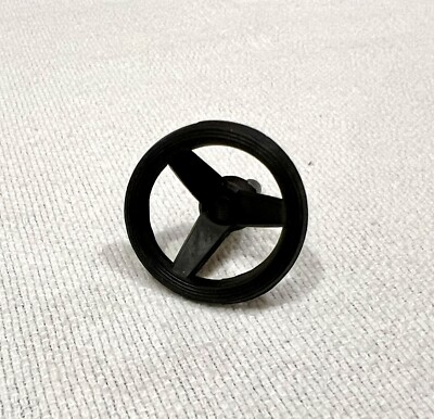 1960's/1970's Tonka Turbine Rubber 3-Spoke Steering Wheel Original Part