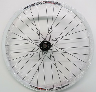 26/" Alloy Front Wheel 12G Heavy Duty Spokes BLK SILVER BLUE WHITE PPL RED GOLD