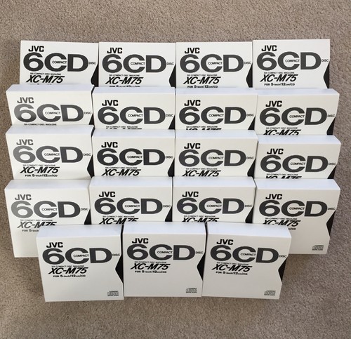 Lot Of 19 JVC XC-M75 6 CD Compact Disc Cartridge Magazine (Kenwood CDM-600)