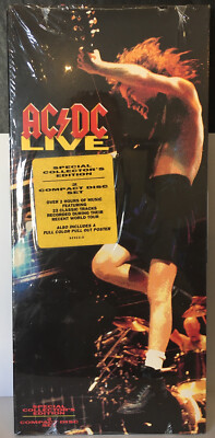 AC/DC LIVE (CD 1992)Special Collector s Edition! Longbox W/Poster! New! Sealed!