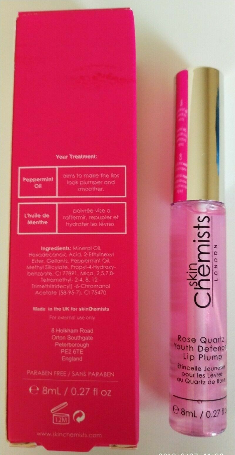 Skin Chemists London Rose Quartz Youth Defense Lip Plump (8 ml/.27 oz)