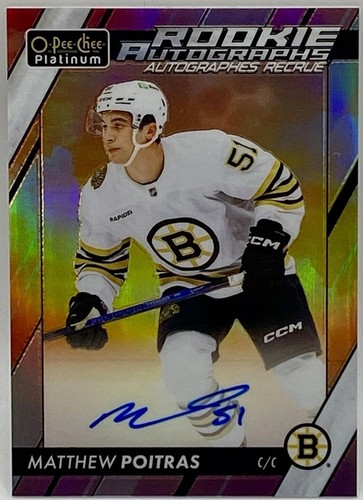 2023-24 O-Pee-Chee Platinum - Matthew Poitras #R-PO