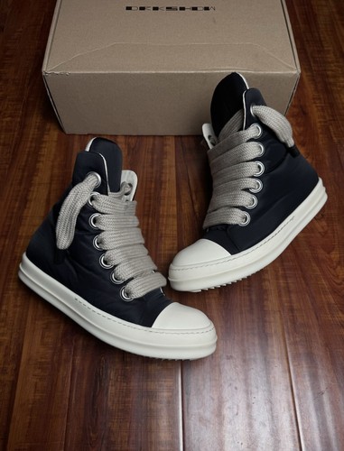 靴 Rick Owens Sneakers Ramons 42 Pentagram Ramones in Black/Milk – SVRN